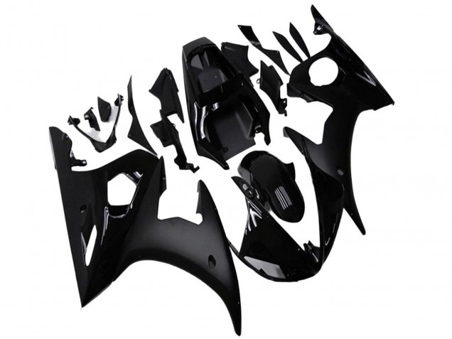 2003-2004 Glossy Black Matte Black Yamaha YZF R6 Motorcycle Fairings Australia