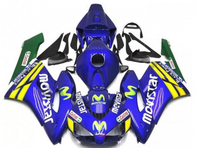 2004-2005 Blue Yellow Green MoviStar Red Castrol Honda CBR1000RR Motorcycle Fairings Australia