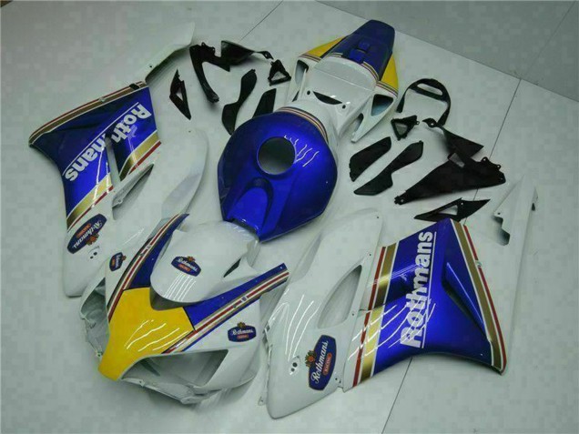 2004-2005 White Blue Yellow Rothmans Honda CBR1000RR Motorcycle Fairing Australia