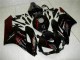 2004-2005 Glossy Black Red Flame Honda CBR1000RR Motorcycle Fairings Australia