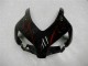 2004-2005 Glossy Black Red Flame Honda CBR1000RR Motorcycle Fairings Australia
