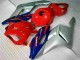 2004-2005 Silver Red Blue Black Stripe Honda CBR1000RR Motorcycle Fairings Australia