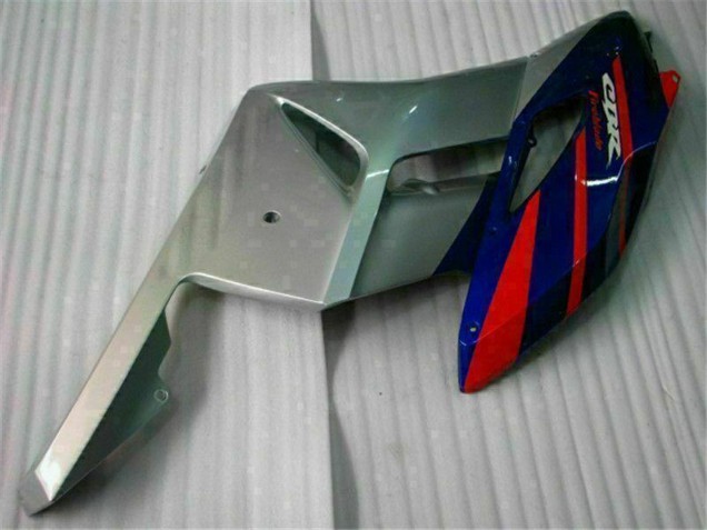2004-2005 Silver Red Blue Black Stripe Honda CBR1000RR Motorcycle Fairings Australia
