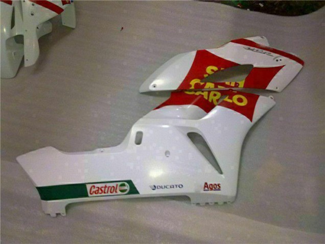 2004-2005 White Red Yellow San Carlo 58 Honda CBR1000RR Motorcycle Fairings Australia