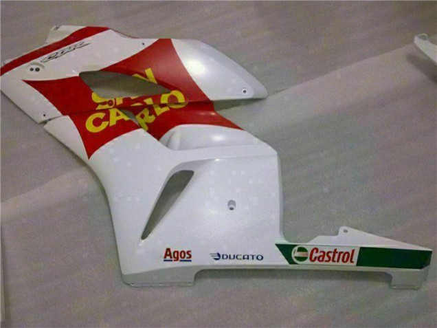 2004-2005 White Red Yellow San Carlo 58 Honda CBR1000RR Motorcycle Fairings Australia
