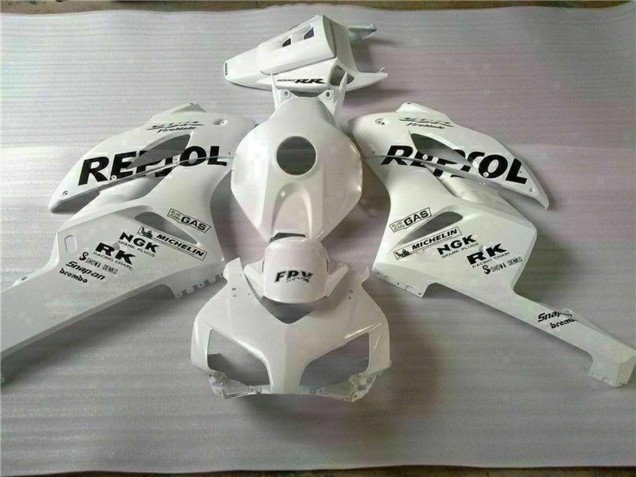 2004-2005 White Black Repsol Honda CBR1000RR Motorcycle Fairings Australia