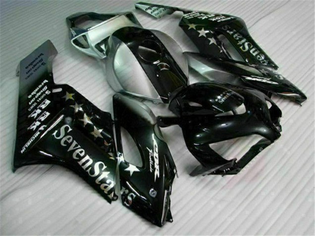 2004-2005 Silver Glossy Black SevenStars Honda CBR1000RR Motorcycle Fairings Australia