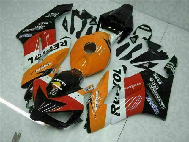 2004-2005 Orange White Red Black Repsol Honda CBR1000RR Motorcycle Fairings Australia