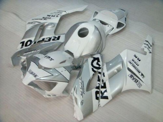 2004-2005 White Silver Black Repsol Honda CBR1000RR Motorcycle Fairing Australia