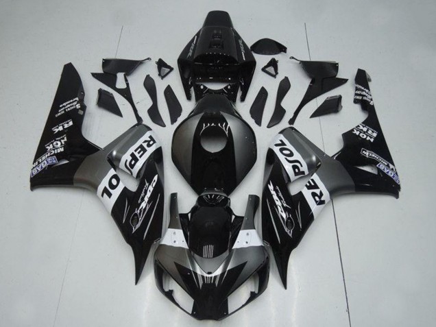 2004-2005 Grey White Glossy Black Repsol Honda CBR1000RR Motorcycle Fairings Australia