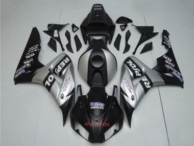 2004-2005 Silver Glossy Black Repsol Honda CBR1000RR Motorcycle Fairings Australia