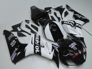 2004-2005 White Glossy Black Repsol Honda CBR1000RR Motorcycle Fairings Australia