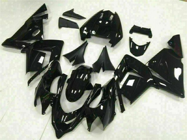 2004-2005 Glossy Black Kawasaki ZX10R Motorcycle Fairings Australia