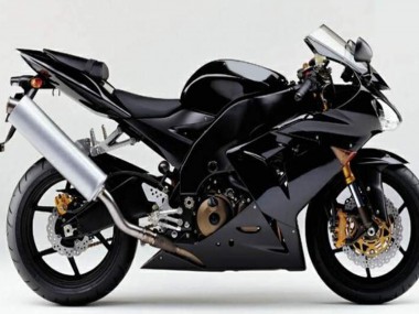 2004-2005 Glossy Black Matte Black Kawasaki ZX10R Motorcycle Fairings Australia