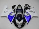 2004-2005 White Blue Black Suzuki GSXR 600/750 Bike Fairings Australia