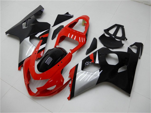 2004-2005 Red Silver Black Suzuki GSXR 600/750 Motorcycle Fairings Australia