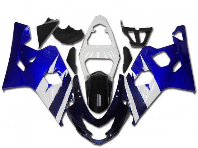 2004-2005 White Blue Black Suzuki GSXR 600/750 Motorcycle Fairing Kits Australia