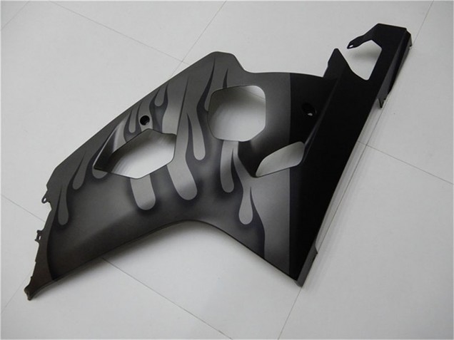 2004-2005 Grey Black Flame Suzuki GSXR 600/750 Motorcycle Fairings Australia