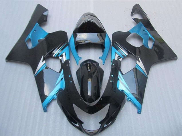 2004-2005 Blue White Black Suzuki GSXR 600/750 Motorcycle Fairings Australia