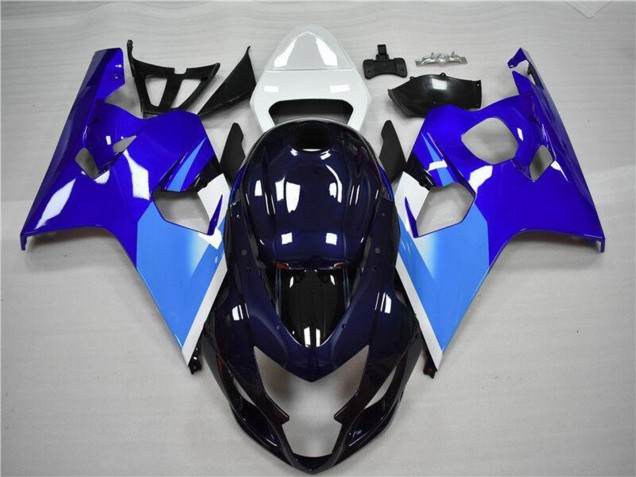 2004-2005 White Blue Black Suzuki GSXR 600/750 Motorcycle Fairing Australia