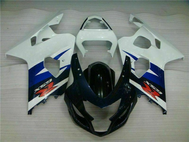 2004-2005 White Blue Glossy Black Red Suzuki GSXR 600/750 Motorcycle Fairings Australia