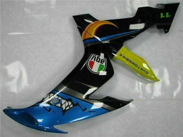 2004-2006 Blue Yellow Shark Yamaha YZF R1 Motorcycle Fairings Australia