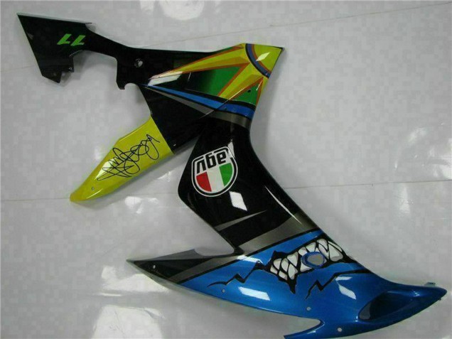 2004-2006 Blue Yellow Shark Yamaha YZF R1 Motorcycle Fairings Australia