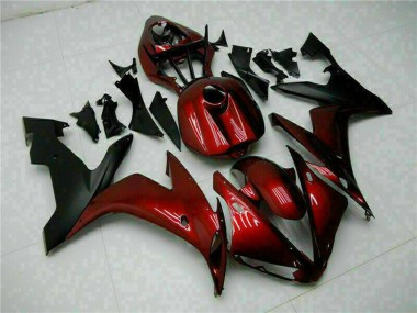 2004-2006 Maroon Red Matte Black Yamaha YZF R1 Motorcycle Fairings Australia