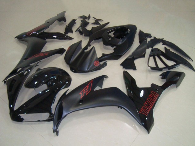 2004-2006 Glossy Black Matte Black Red Yamaha YZF R1 Motorcycle Fairings Australia