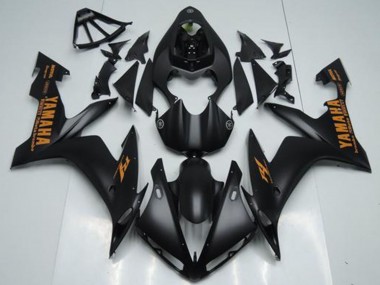2004-2006 Matte Black Orange Yamaha YZF R1 Motorcycle Fairings Australia