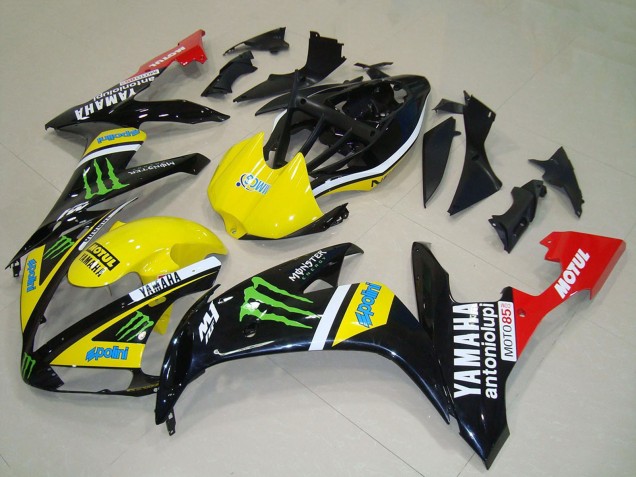 2004-2006 Yellow White Black Red Green Monster Red White Motul Yamaha YZF R1 Motorcycle Fairings Australia