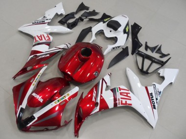 2004-2006 White Red Fiat Motul Yamaha YZF R1 Motorcycle Fairings Australia