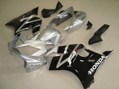 2004-2007 Silver Glossy Black Honda CBR600 F4i Motorcycle Fairing Australia
