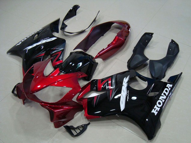2004-2007 Red Glossy Black Honda CBR600 F4i Motorcycle Fairings Kit Australia