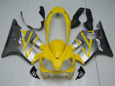 2004-2007 Yellow Silver Honda CBR600 F4i Motorcycle Fairings Australia