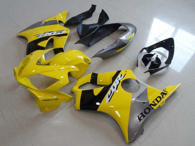 2004-2007 Yellow Silver Glossy Black Honda CBR600 F4i Motorcycle Fairings Australia