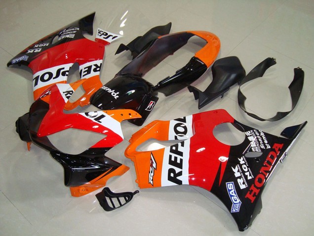 2004-2007 Orange White Red Glossy Black Repsol Honda CBR600 F4i Motorcycle Fairing Australia