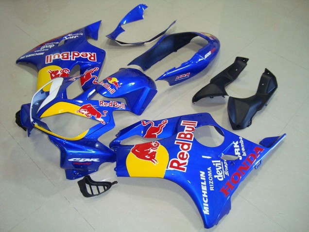 2004-2007 Blue Yellow Red Bull Honda CBR600 F4i Motorcycle Fairings Australia
