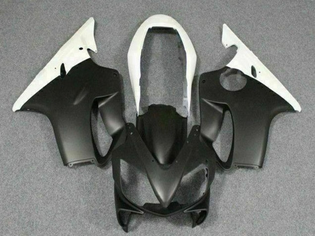 2004-2007 White Matte Black Honda CBR600 F4i Motorcycle Fairings Australia