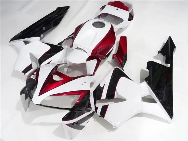 2005-2006 White Red Black Honda CBR600RR Motorcycle Fairings Kits Australia