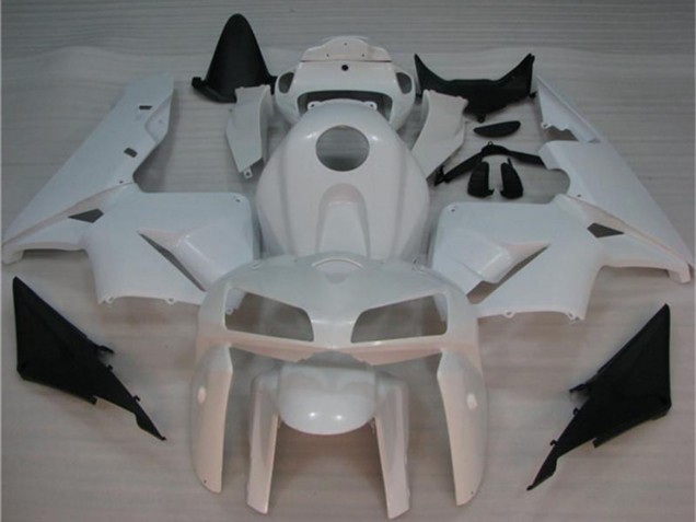 2005-2006 White Honda CBR600RR Motorcycle Fairing Kits Australia