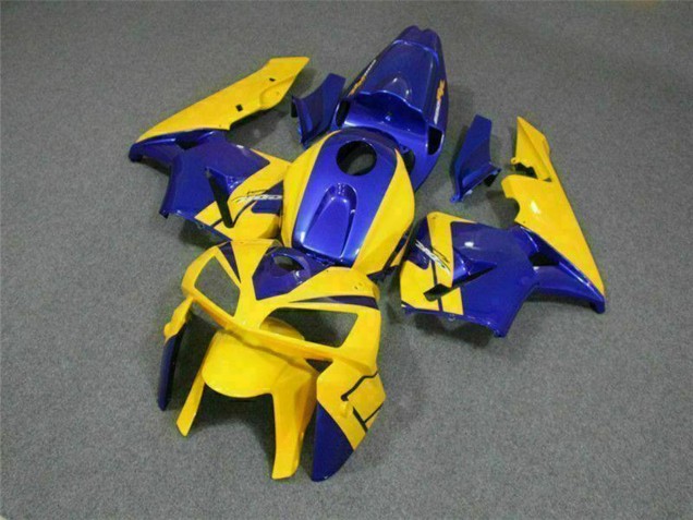 2005-2006 Yellow Blue Honda CBR600RR Motorcycle Fairings Australia