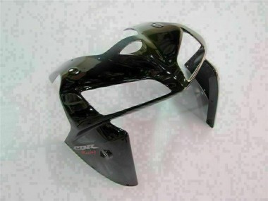 2005-2006 Glossy Black White Honda CBR600RR Motorcycle Fairings Australia