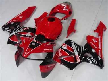 2005-2006 Red Black Honda CBR600RR Motorcycle Fairings Kit Australia