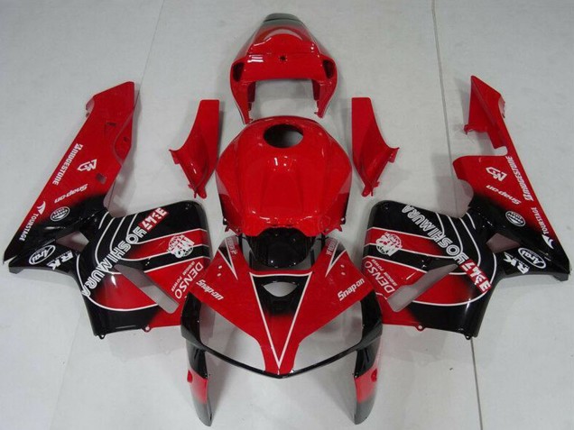 2005-2006 Red Black Honda CBR600RR Motorcycle Fairings Kit Australia
