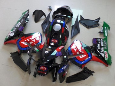 2005-2006 Black Red Green Pata Honda CBR600RR Motorcycle Fairings Australia