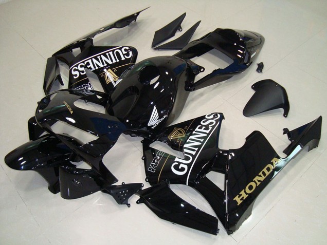 2005-2006 Glossy Black Gunness Honda CBR600RR Motorcycle Fairings Australia