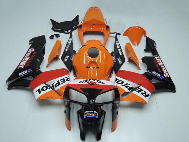 2005-2006 Black Orange White Red Repsol Honda CBR600RR Motorcycle Fairing Australia