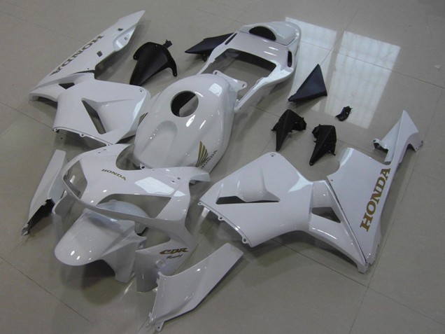 2005-2006 White Honda CBR600RR Motorcycle Fairings Australia