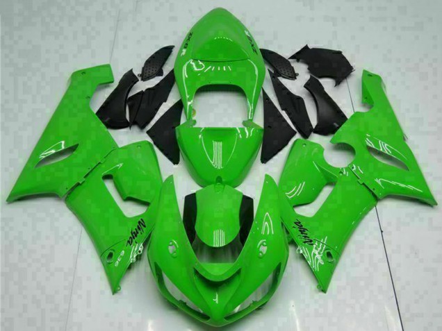 2005-2006 Green Kawasaki ZX6R Motorcycle Fairing Australia
